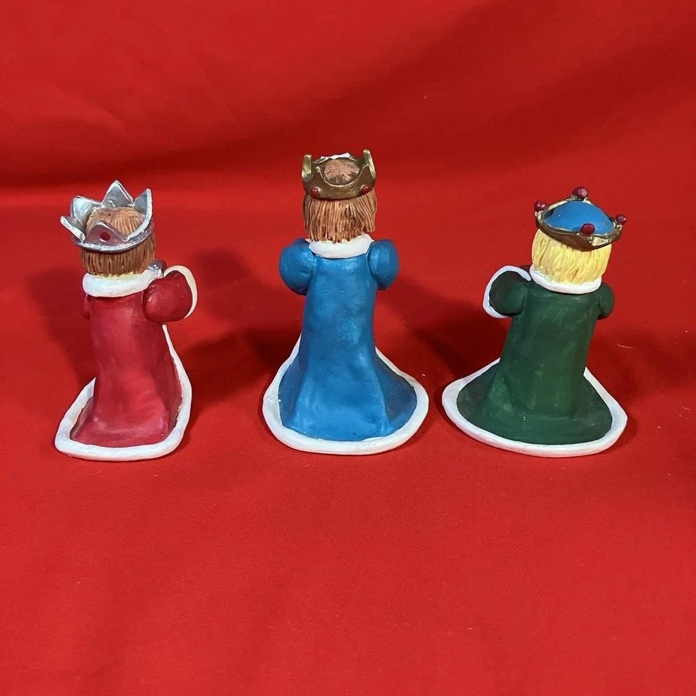 Vintage Frank's Nursery & Crafts Children's Nativity Set / 12 Pieces / Flaws